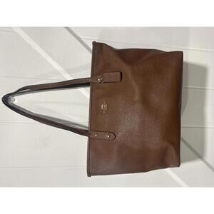 Coach City Zip Brown Leather Tote Bag
